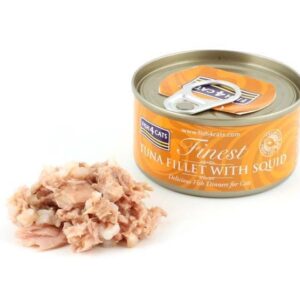 FISH4CATS Tuna fillet with squid - šlapias kačių maistas - 70g - Image 2