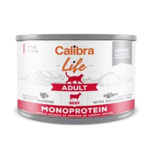 CALIBRA Cat Life Adult Beef - šlapias kačių maistas - 200g