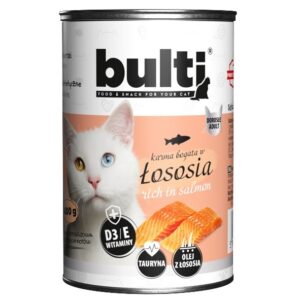 BULTI Rich in salmon - šlapias kačių maistas - 400g