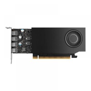 PNY NVIDIA A1000 8GB GDDR6 128 BITŲ, ŽEMO PROFILIO, PCIE 4.0 X8, VIENAS LIZDAS, 4 X MINI DISPLAYPORT 1.4A, 50 W, LP LAIKIKLIS, MAŽA DĖŽUTĖ