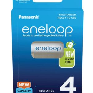 Įkraunamos baterijos PANASONIC ENELOOP AAA 800 mAh 4 szt (BK-4MCDE/4CP)