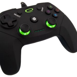 Esperanza EGG110K žaidimų valdiklis Žaidimų pultelis PC,Playstation 3 Analoginis / skaitmeninis USB 2.0 Juoda - Image 2