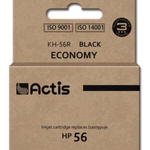 Actis KH-56R rašalas (pakaitinis HP 56 C6656A; standartinis; 20 ml; juodas)