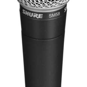 Shure SM58 Juoda Scenos / pasirodymų mikrofonas - Image 3