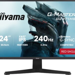 iiyama G-MASTER G2471HS-B1 kompiuterio monitorius 60,5 cm (23.8") 1920 x 1080 pikseliai „Full HD“ Juoda