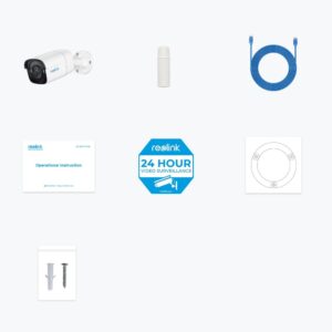 Reolink P320 Kulka (forma) IP apsaugos kamera Vidaus ir lauko 2880 x 1616 pikseliai Siena - Image 3