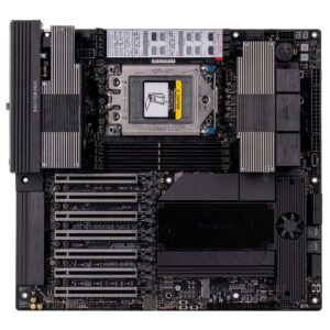 ASUS PRO WS WRX90E-SAGE SE AMD WRX90 Socket sTR5 EEB pagrindinė plokštė darbo vietoms - Image 3