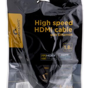 Gembird 1.8m HDMI M/M HDMI kabelis 1,8 m HDMI A tipo (standartinis) Juoda - Image 2