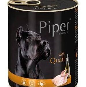 DOLINA NOTECI Piper Animals with quail - šlapias maistas šunims - 800g