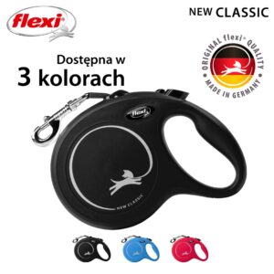 Flexi New Classic Geltona Šuo Susitraukiantis pavadėlis 5 m - Image 2