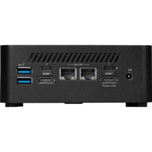 Mini desktop PC MSI Cubi NUC 1MG-237BEU barebone Core 7 / Wi-Fi 6E + BT / 2x2.5Gbps (black) - Image 5