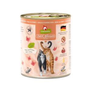 GranataPet DeliCATessen Veal and coney - šlapias kačių maistas - 800g