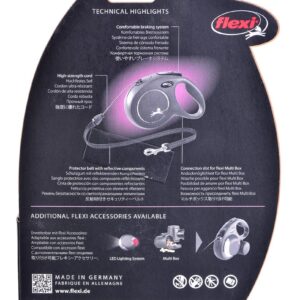 Flexi New Classic M 8 m Geltona Šuo Susitraukiantis pavadėlis - Image 2