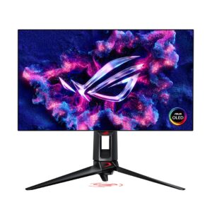ASUS ROG Swift OLED PG27AQDP kompiuterio monitorius 67,3 cm (26.5") 2560 x 1440 pikseliai Quad HD Juoda