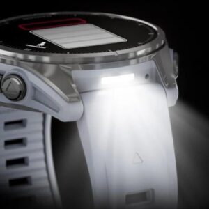 Garmin Fenix 8 3,3 cm (1.3") AMOLED 43 mm Skaitmeninis 416 x 416 pikseliai Lietimui jautrus ekranas Sidabras „Wi-Fi“ GPS (palydovinis) - Image 2