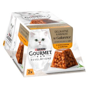 PURINA Gourmet Revelations Chunks in jelly with chicken - šlapias kačių maistas - 2x57g - Image 2