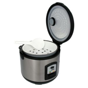 Mesko MS 6411 ryžių virimo aparatas Juoda, Nerūdijančiojo plieno 1000 W