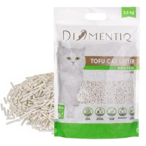 DIAMENTIQ Tofu Neutral Ultra clumping - augalinis kraikas - 2,5 kg - Image 2