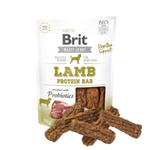 Brit Jerky Lamb Protein Bar - Ėriena - skanėstai šunims - 80 g