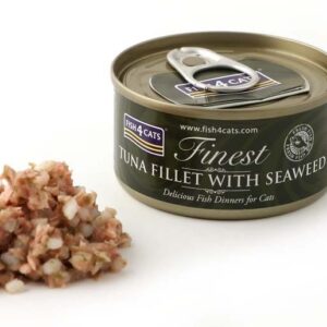 FISH4CATS Tuna fillet with seaweed - šlapias kačių maistas - 70g - Image 2