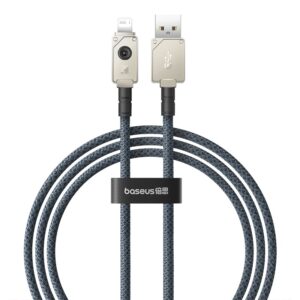 Baseus Unbreakable USB A-IP laidas 1 m 5V-2,4A Balta