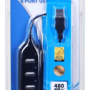 Esperanza EA116 sąsajos šakotuvas 480 Mbit/ai Juoda - Image 2