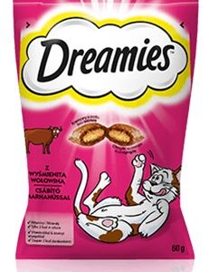 Dreamies 4008429037948 sausas kačių maistas 60 g Suaugusių Jautiena