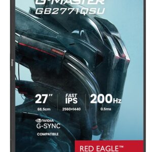 iiyama G-MASTER GB2771QSU-B1 kompiuterio monitorius 68,6 cm (27") 2560 x 1440 pikseliai Wide Quad HD Juoda - Image 2