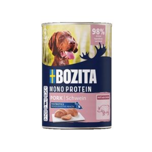 BOZITA Monoprotein Pate Pork - drėgnas ėdalas šunims - 400g