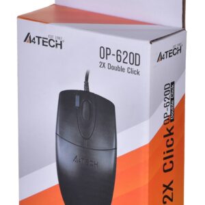 A4Tech OP-620D kompiuterio pelė Abiems rankoms USB A tipo Optinis 800 DPI - Image 3