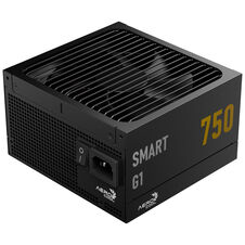 AeroCool Smart G1 80 PLUS Gold Power Supply, PCIe 5.1, ATX 3.1 - 750 Watt, black