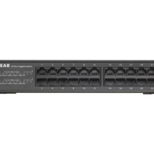 NETGEAR GS324 Ne-valdomas Gigabit Ethernet (10/100/1000) Juoda - Image 2