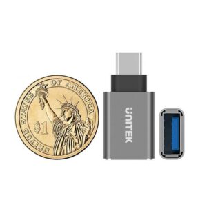 UNITEK Y-A025CGY USB Type-C USB Type-A adapteris Metalinis - Image 2