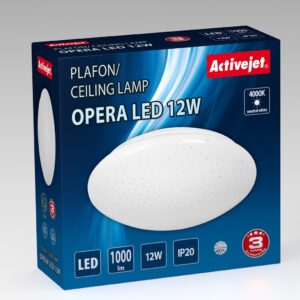 Activejet AJE-OPERA LED 12W lubų šviestuvas - Image 2
