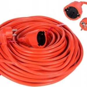 VERTEX PZO20M Ištraukiamas ilginamasis kabelis 20 m 3x2,5 mm Oranžinė