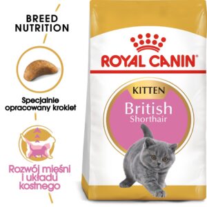 Royal Canin British Shorthair Kitten sausas kačių maistas 2 kg Kačiukas Paukštiena, Ryžiai, Daržovių - Image 3