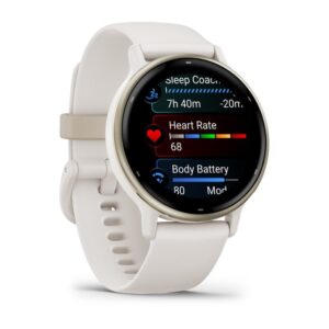 Garmin Vivoactive 5 3,05 cm (1.2") AMOLED 42 mm Skaitmeninis 390 x 390 pikseliai Lietimui jautrus ekranas Balta „Wi-Fi“ GPS (palydovinis) - Image 3