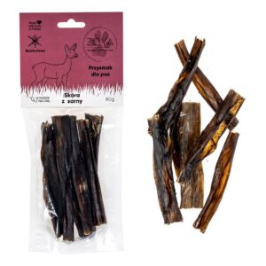 ZOYA Roe deer skin - skanėstas šuniui - 80g - Image 2