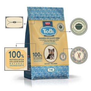 FOLK Small breeds Kashubian-style fish specialty with apples, parsley and lovage - sausas maistas šunims - 7kg - Image 2