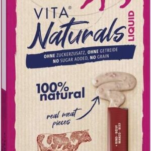 VITAKRAFT VITA NATURALS Skysta jautiena - skanėstas katėms - 5x15 g