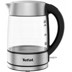 Tefal KI772D elektrinis virdulys 1,7 L 2400 W Nerūdijančiojo plieno, Permatomas