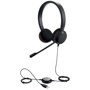 Jabra Evolve 20 UC Stereo USB-A - laidinės ausinės, juodos - Image 2