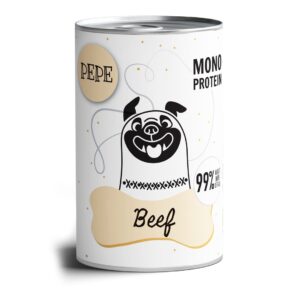 PAKA ZWIERZAKA Pepe Beef - drėgnas ėdalas šunims - 400g