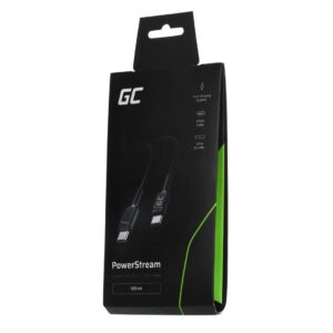 Green Cell KABGC30 USB kabelis USB 2.0 1,2 m USB C Juoda - Image 2