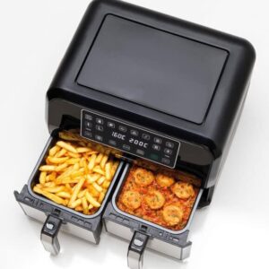 Kenwood HFM20.000MB gruzdintuvė Dvigubas 8 L Autonominės 1700 W Karšto oro gruzdintuvė Juoda - Image 3