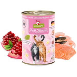 GranataPet DeliCATessen Salmon and seafood - šlapias kačių maistas - 400g - Image 2