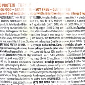 BRIT Mono Protein Turkey - Šlapias maistas šunims - 400 g - Image 2