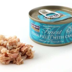 FISH4CATS Tuna fillet with crab - šlapias kačių maistas - 70g - Image 2