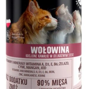 PET REPUBLIC Adult Beef - šlapias kačių maistas - 400g