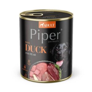 DOLINA NOTECI Piper with duck and pear - drėgnas ėdalas šunims - 800g